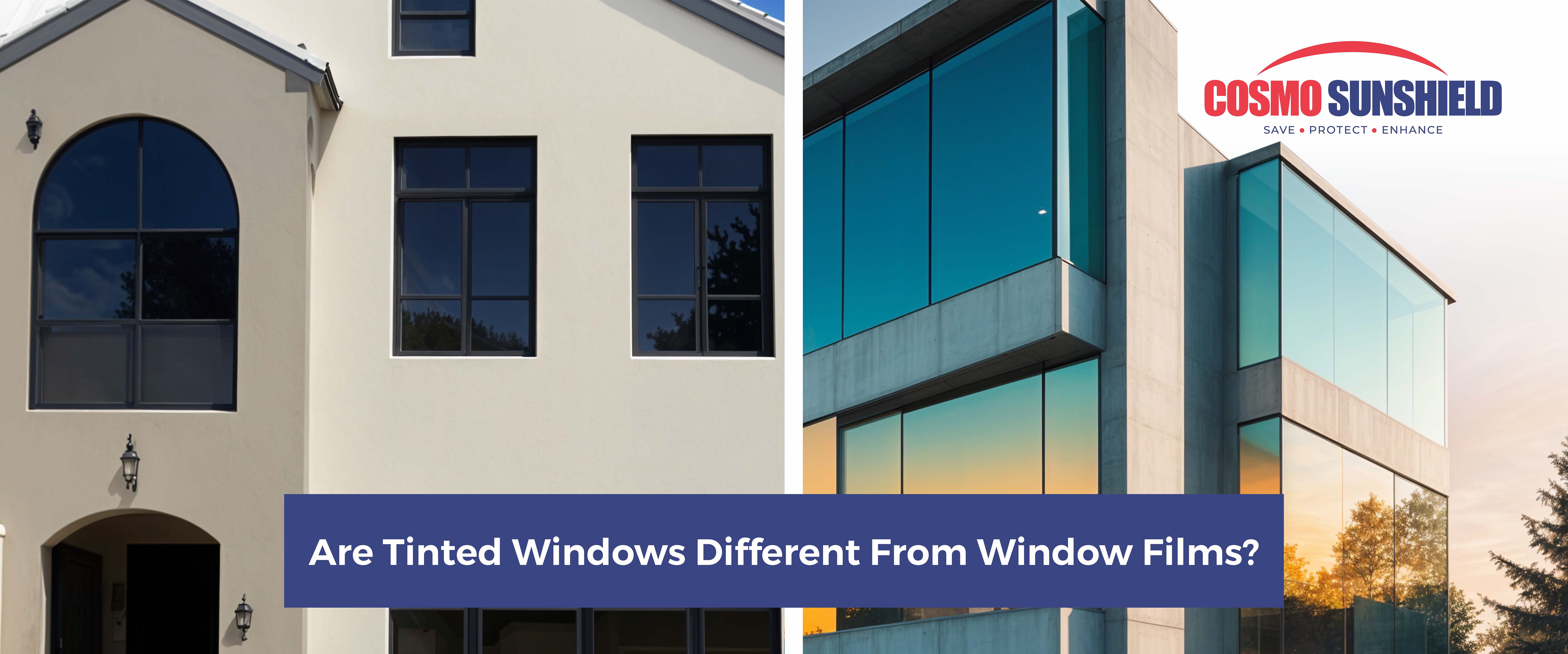 Are Tinted Windows Different from Window Films